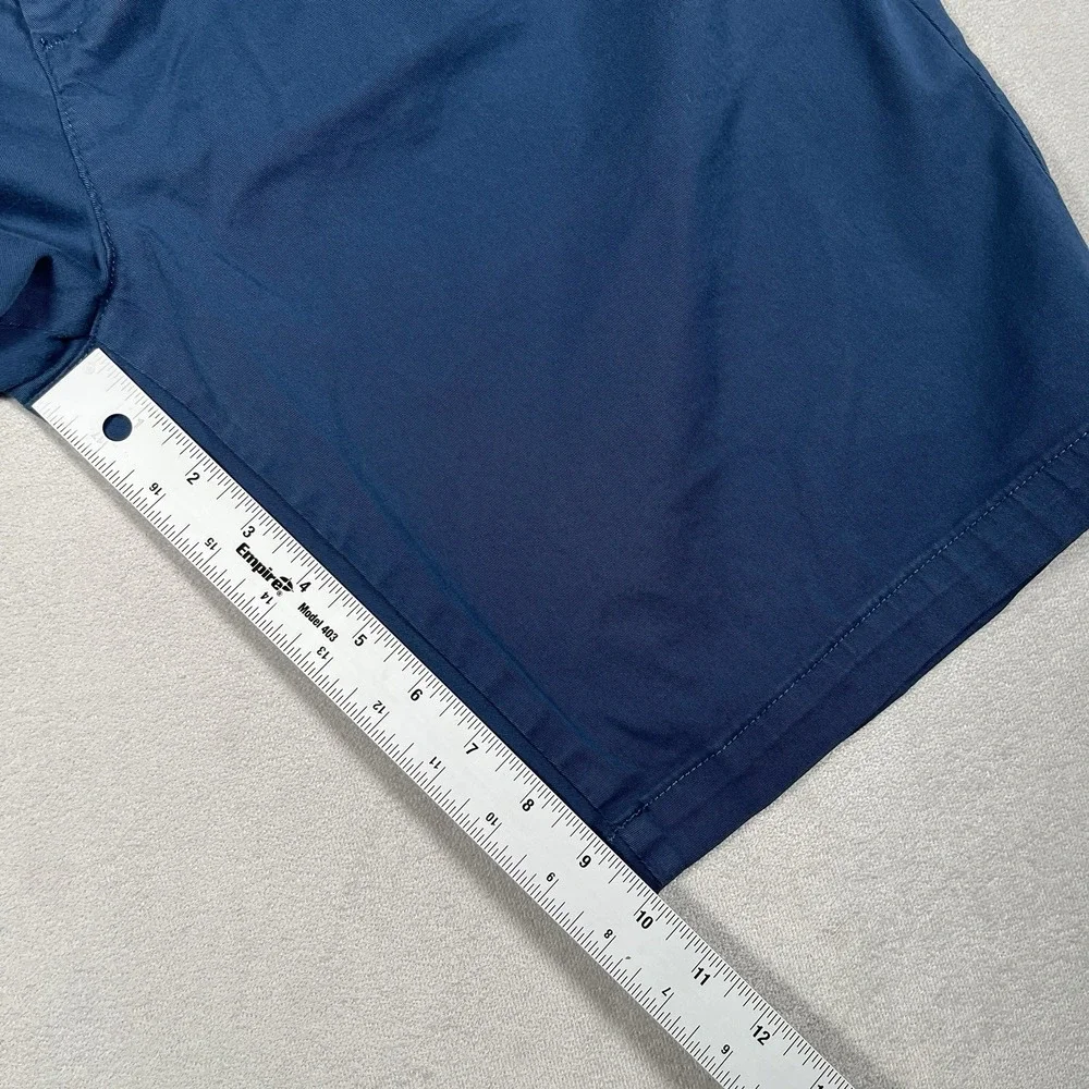 AG Adriano Goldschmied The Griffin Relaxed Shorts Navy Mens 38R Chino Stretch